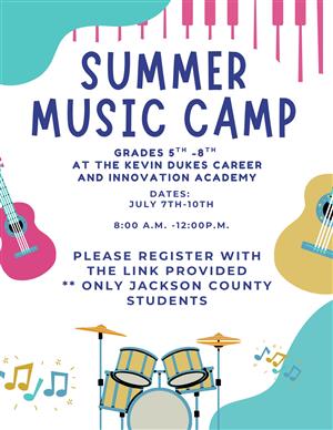 Summer Music Camp Registration